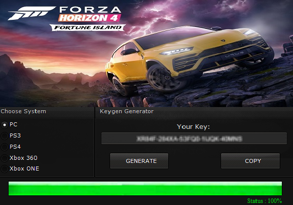 forza horizon 4 key pc