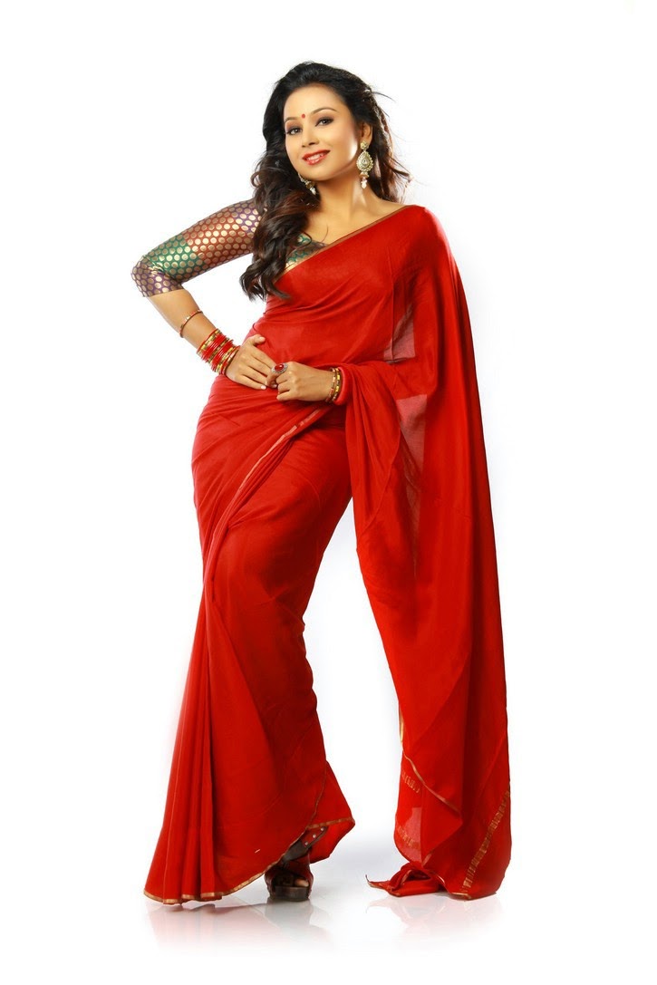 South Hot Actress Mrudula Murali Sexy Saree Photoshoot Gallery