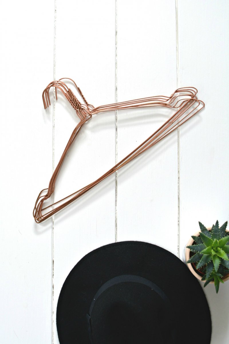 DIY copper coat hangers BURKATRON