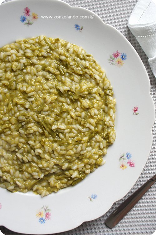 Risotto agli asparagi selvatici Zonzolando