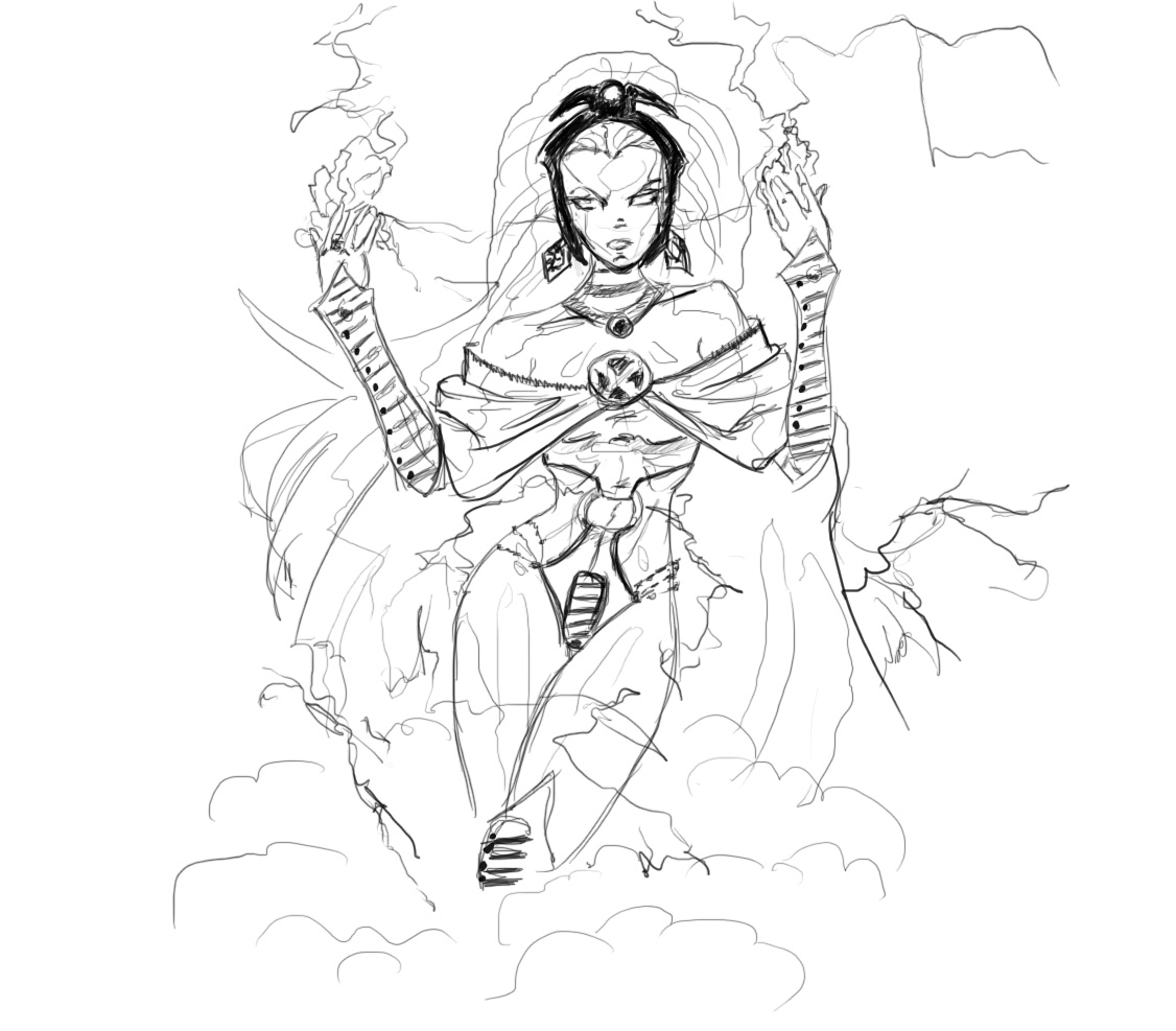 x men coloring pages of storms - photo #36