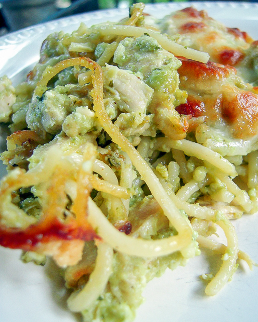 Cheesy Chicken Pesto Pasta Plain Chicken®