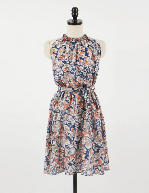 [Miamasvin] Printed Halterneck Dress | KSTYLICK - Latest Korean Fashion ...