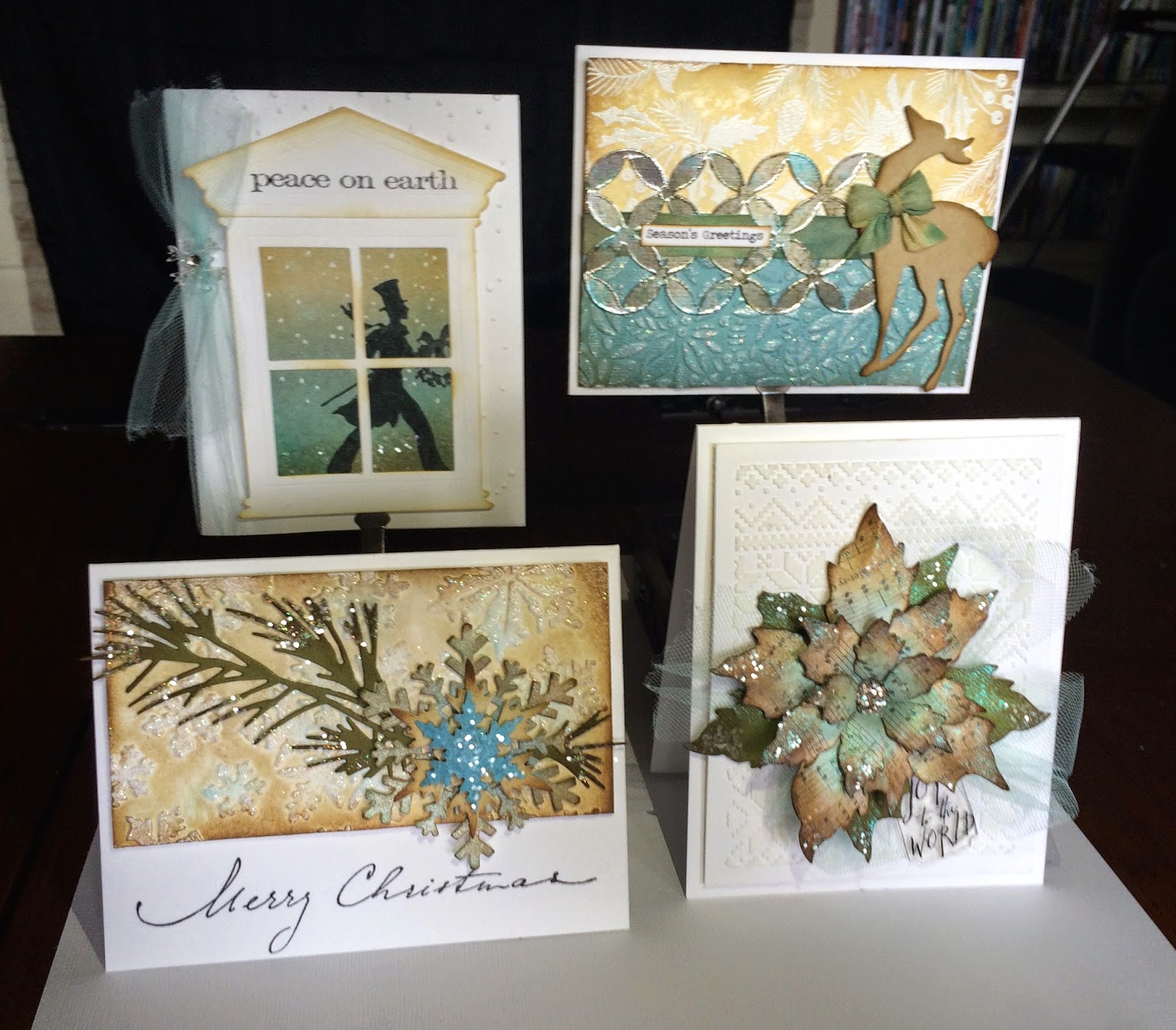 A Tim Holtz Inspired Christmas, with Maresa Card Making & Scrapbooking Classes Kelowna