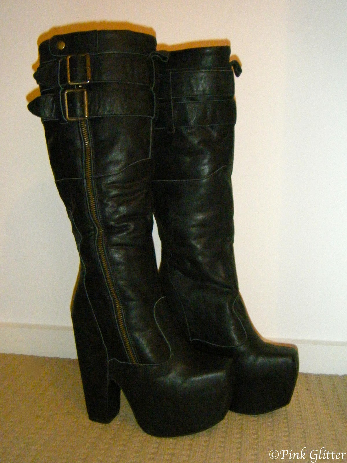 Pink Glitter Jeffrey Campbell Collection