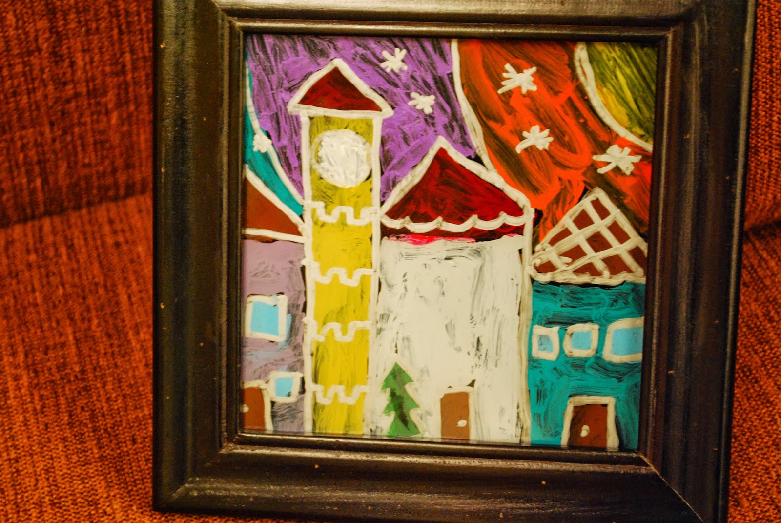 Make It... a Wonderful Life Art Club Reverse Painting on Glass