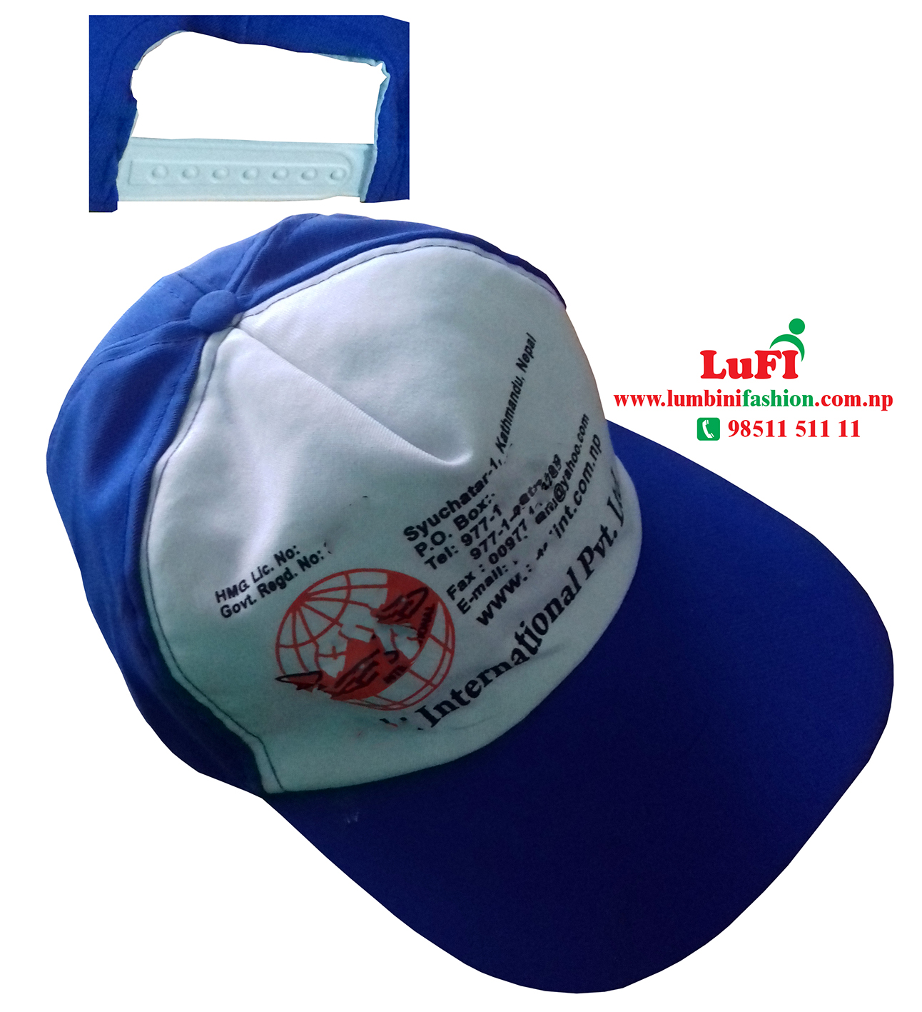 Make Cap with Print in Nepal, Kathmandu Lumbini Fashion Industry