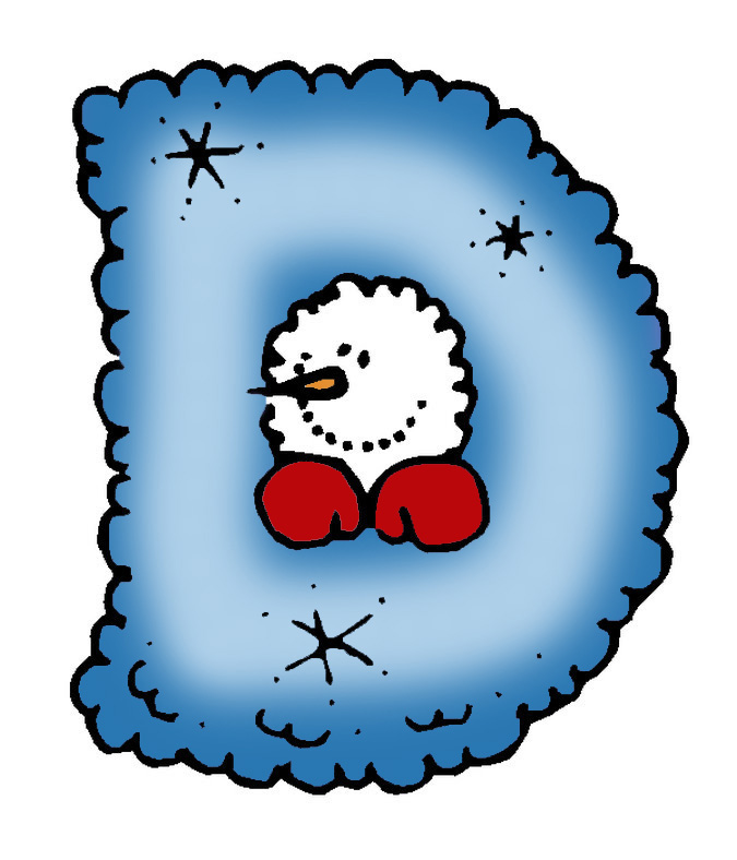 winter alphabet clipart - photo #31