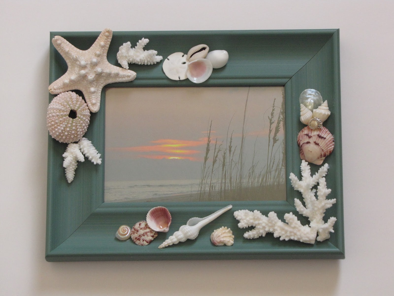 Проект фоторамка из ракушек