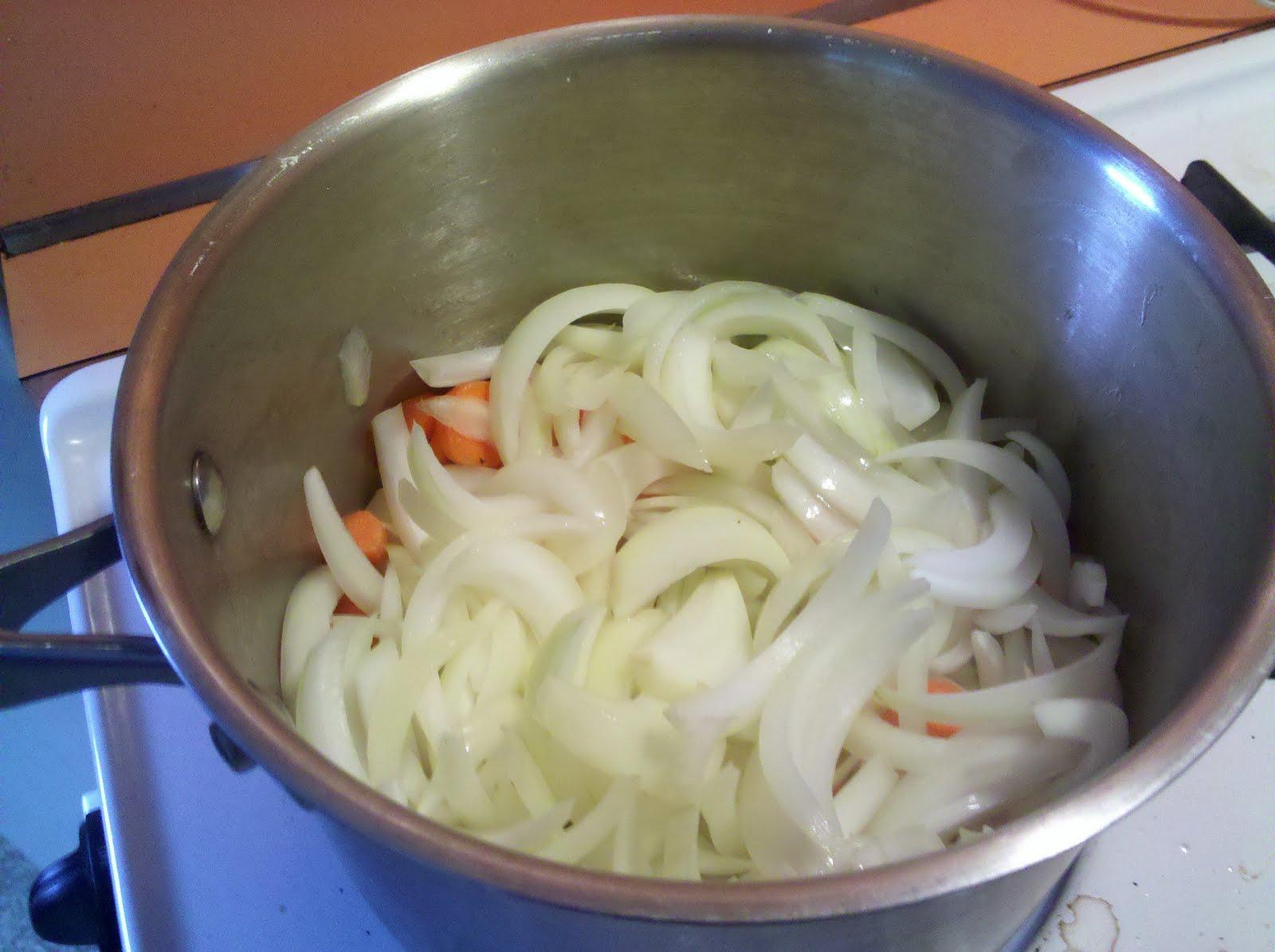 the existential chef Tuna steaks au poivre with french onion sauce and garlic scapes