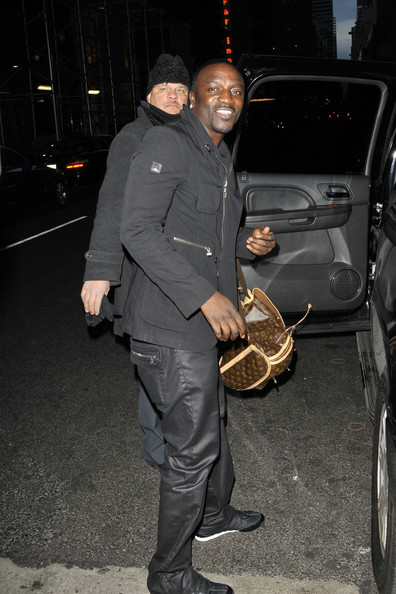 Teddy Kaegele&#39;s Blog: Akon Wears Louis Vuitton Bosphore Monogram Canvas Backpack