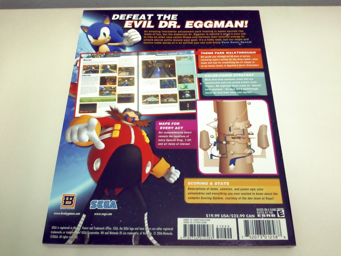 Sonic Colors Official Strategy Guide - Sonic Collectibles - Sonic Notes