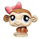 Littlest Pet Shop Teensies Monkey (#T9) Pet