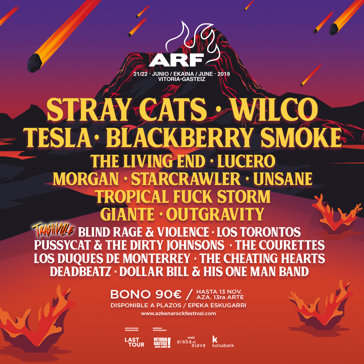 After Musiic Stray Cats encabeza la nueva tanda de artistas