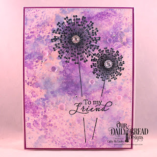 Our Daily Bread Designs Stamp Set: To My Friend, Custom Dies: Pierced Rectangles
