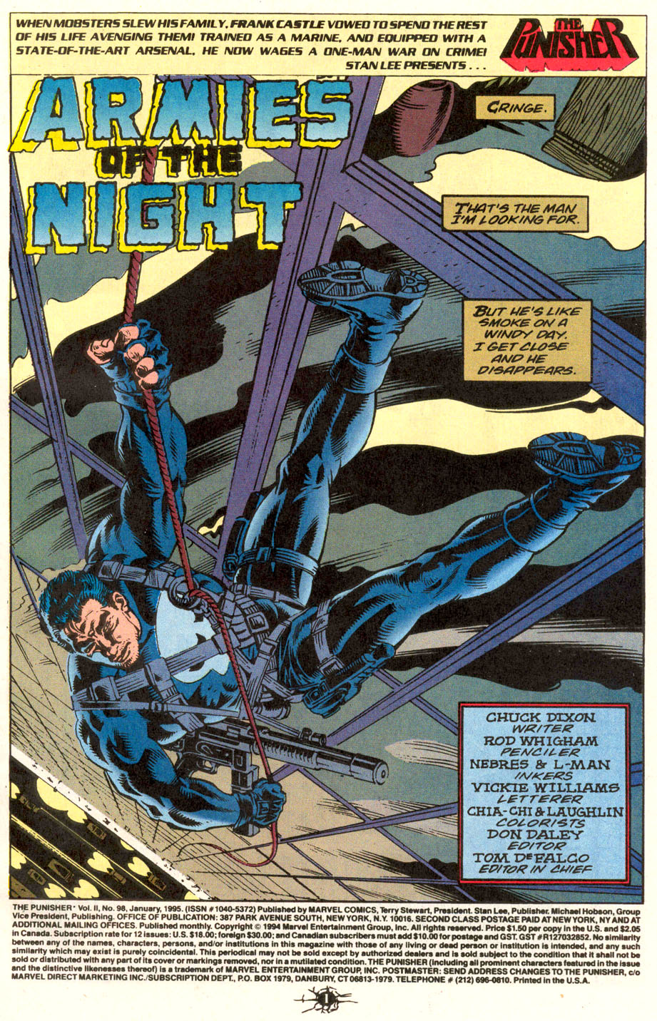 Read online The Punisher (1987) comic -  Issue #98 - Armies of the Night - 2