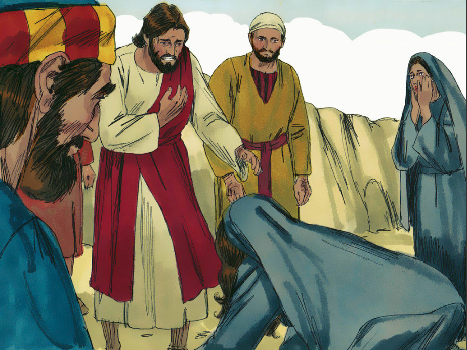 Jesus Brings Lazarus Back to Life