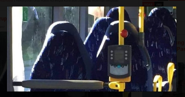 KONYOL! Akibat Terlalu Benci Islam, Kursi Bus Dianggap Muslimah Berjilbab KONYOL! Akibat Terlalu Benci Islam, Kursi Bus Dianggap Muslimah Berjilbab