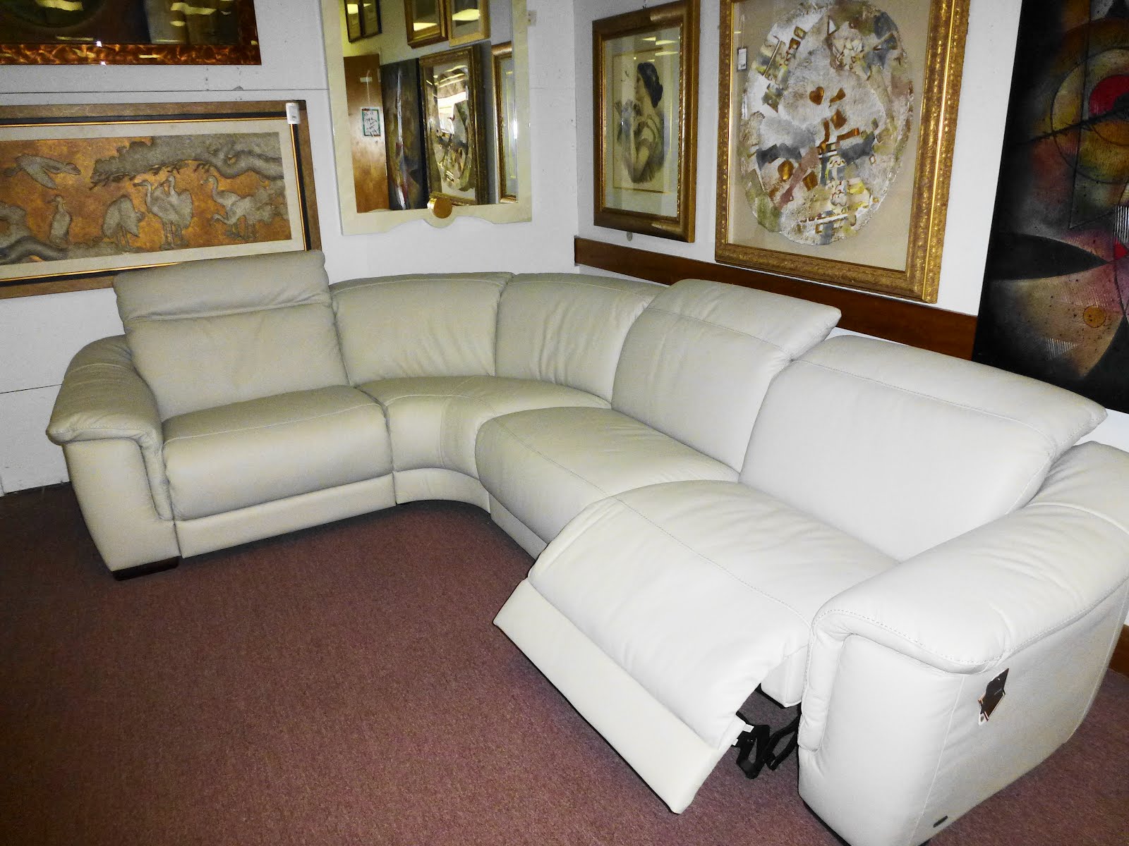 Natuzzi Leather Sofas & Sectionals by Interior Concepts Furniture: Father&#39;s Day furniture sale ...