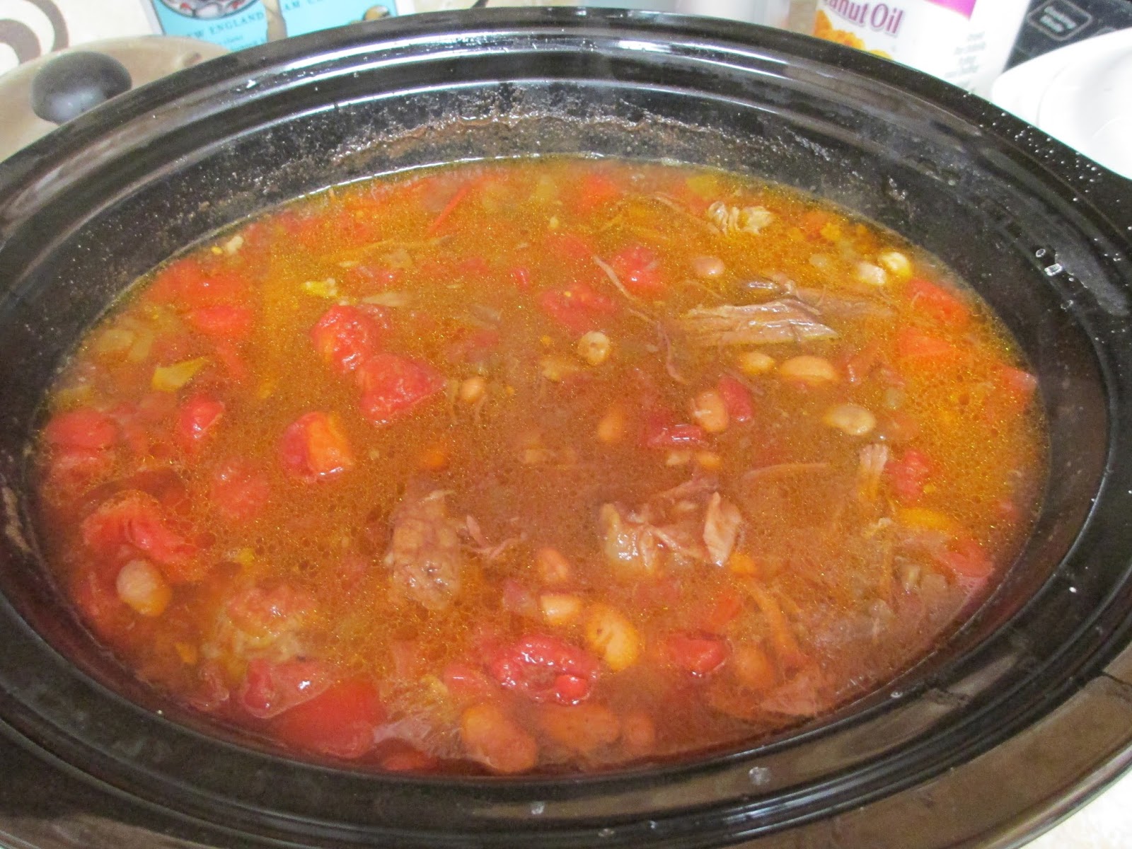 Nothin' Fancy Crock Pot Pinto Beans With Roast