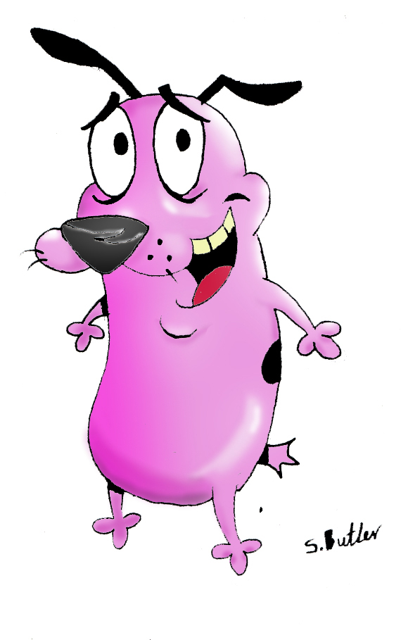 The dog in world Pink cartoon dog images