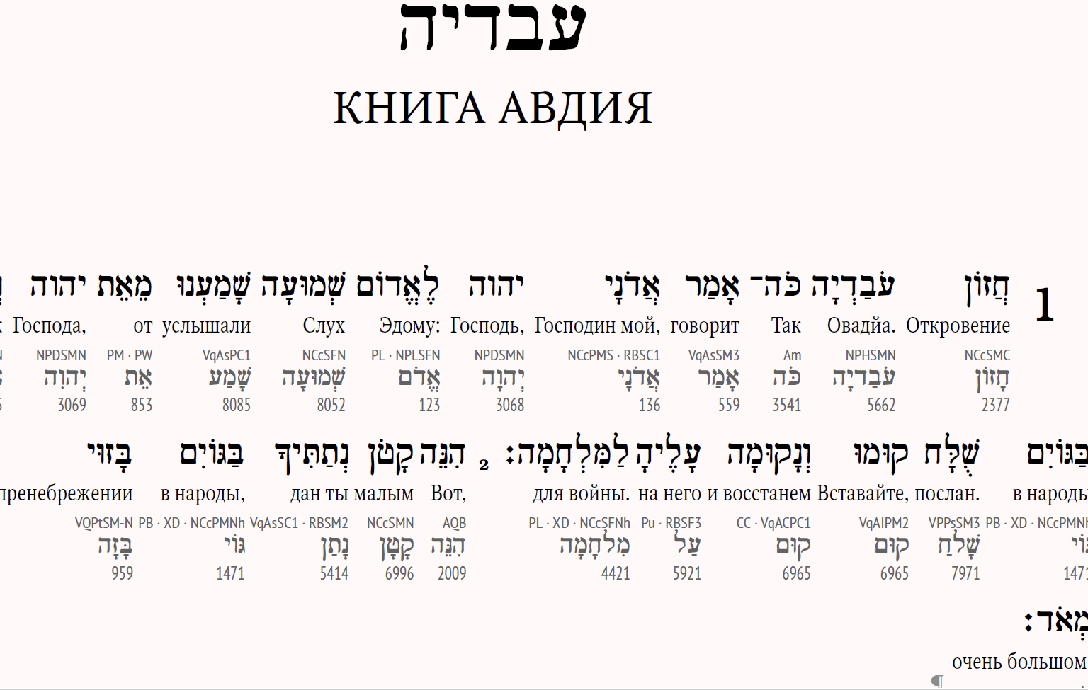 Подстрочный перевод с греческого на русский. Библия на иврите с подстрочным переводом.