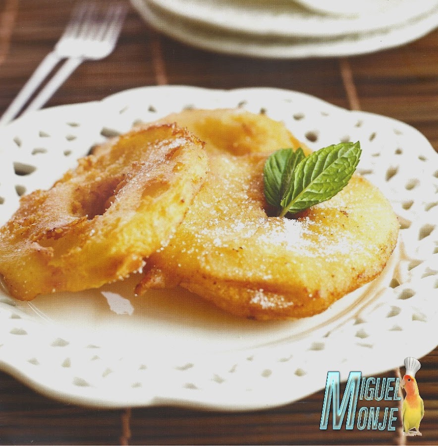 Receta de Postre Buñuelos de Manzana