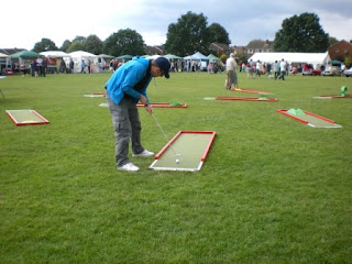 Crazy Golf at Bedgrove Party in the Park in Aylesbury