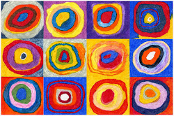kandinsky concentric yes cat were equally intriguing studies