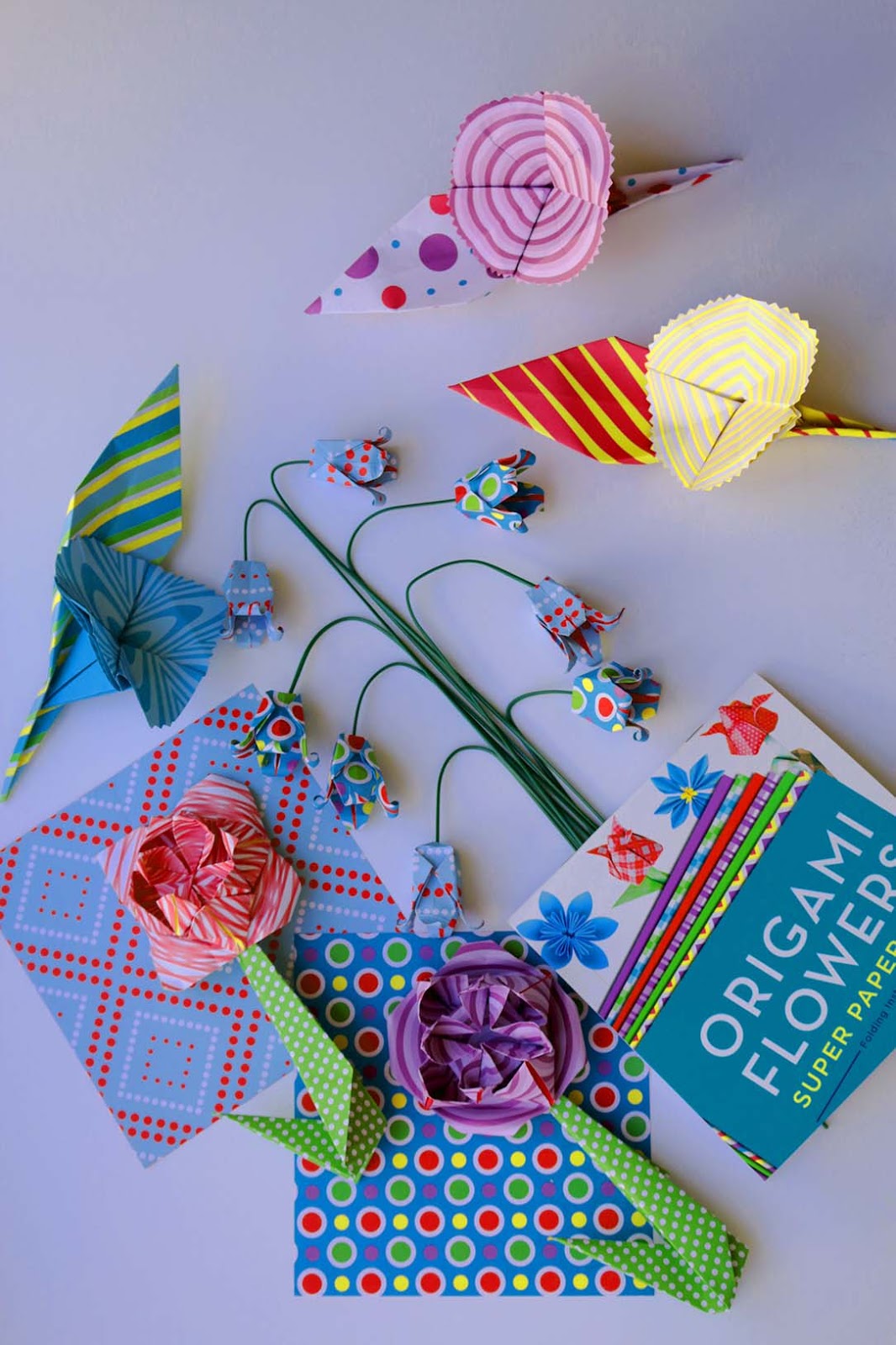 Origami Flowers Paper Kit Mother Day Gift Handmade PaPer FloweRs by