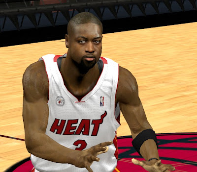 NBA 2K13 Dwyane Wade Cyberface Mods