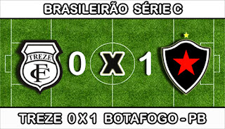 Serie C: Botafogo vence o Treze em pleno o PV 