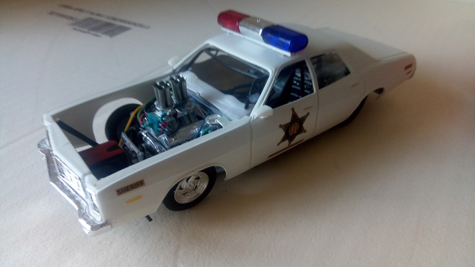 Maquettes Roscoe police car Prostreet Gaskustoms