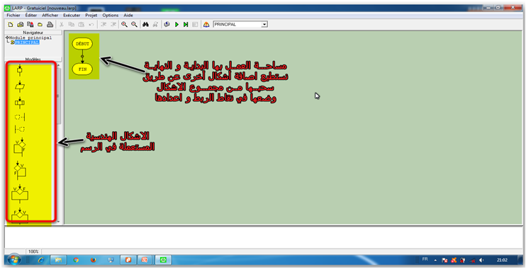Tayebsoft المخططات الانسيابية التتابعية أو التسلسلية Organigramme Sequenciel