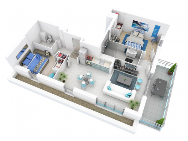 View Foto Rumah Minimalis 3D Gif