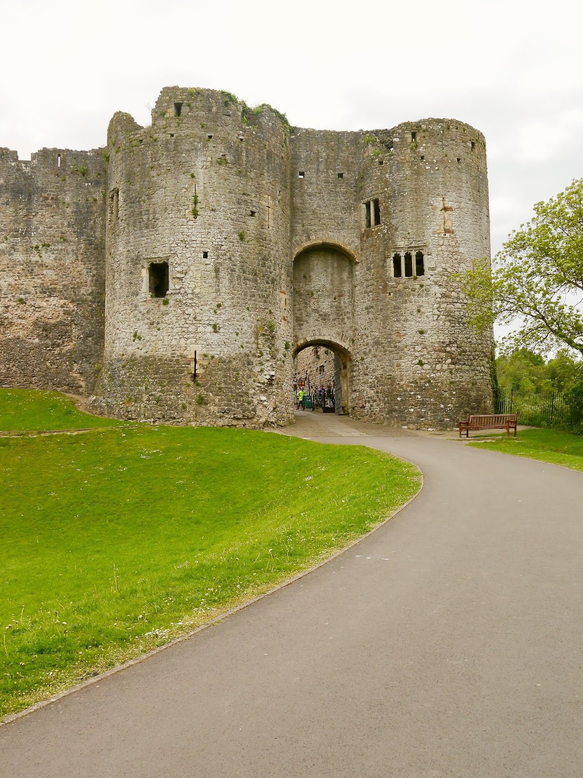 Wspomnienie... Zamek w Chepstow jeden z najstarszych zamków w Walii