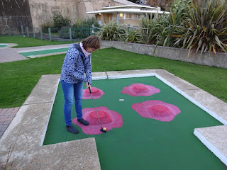 Crazy Golf course at Shanklin Seafront on the Isle of Wight Crazy Golf course at Shanklin Seafront on the Isle of Wight