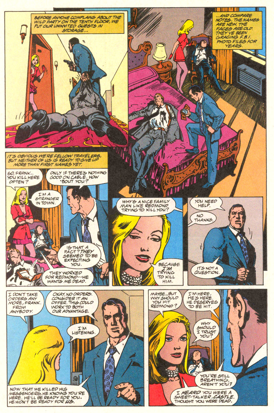 Read online The Punisher (1987) comic -  Issue #96 - Raving Beauty - 12