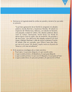 Apoyo Primaria Español 3er grado Bloque 2 Evaluación del bloque II