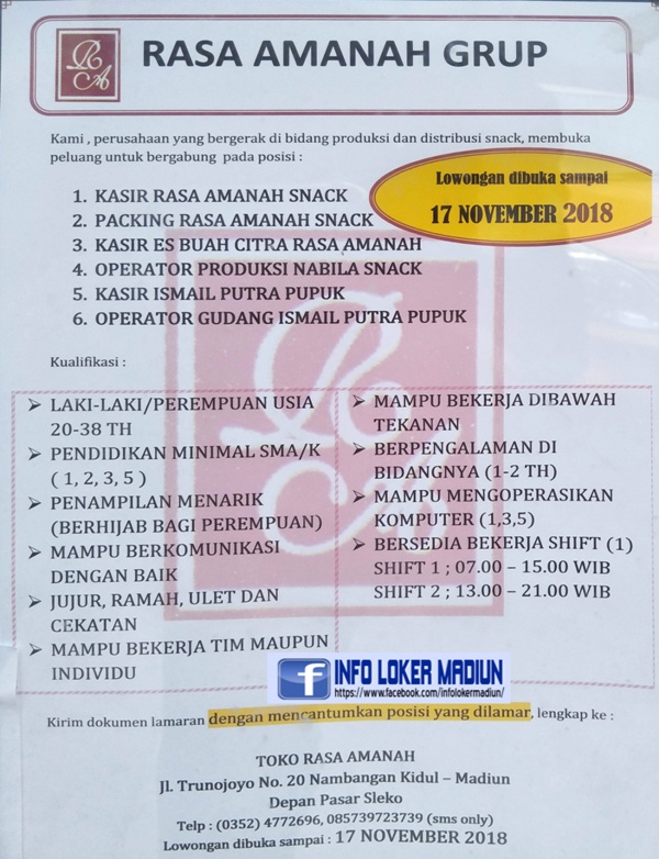 21 Lowongan Kerja Bank Madiun Info Dana Tunai