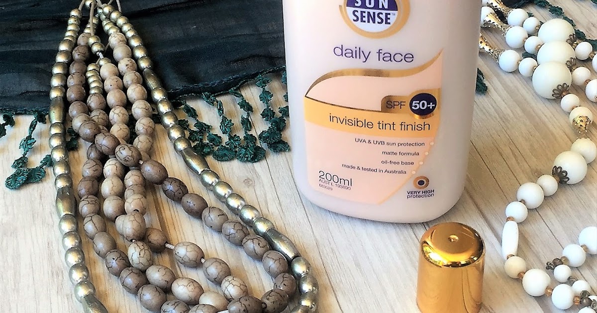 sunsense daily face invisible tint finish