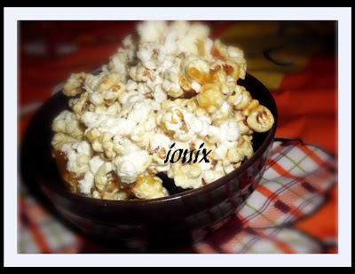 Floricele de porumb cu caramel- Popcorn