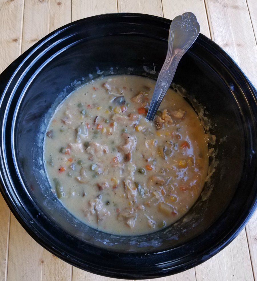 Cooking With Carlee Cori's Slow Cooker Chicken Pot Pie Soup