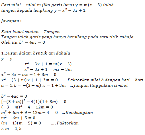 Soalan Fungsi Kuadratik Matematik Tambahan  rintatir