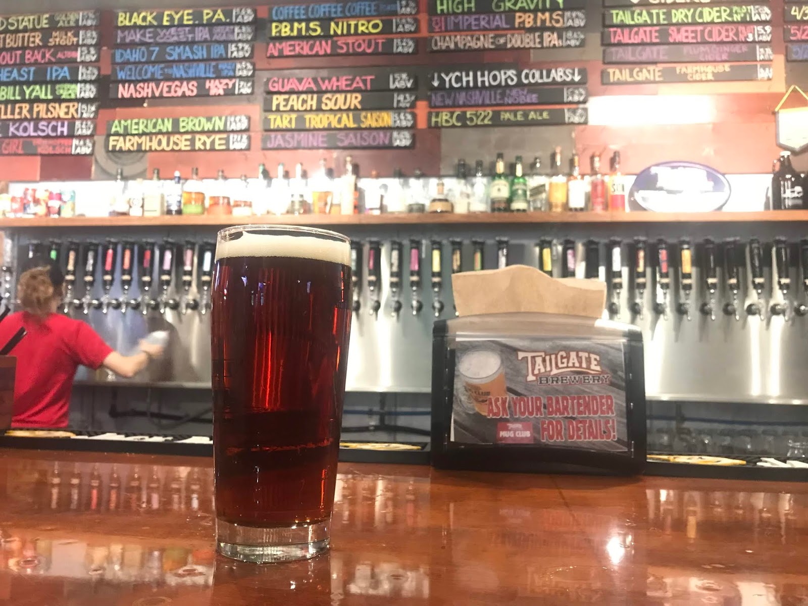 The Brew Lounge TailGate Brewery in Nashville, TN