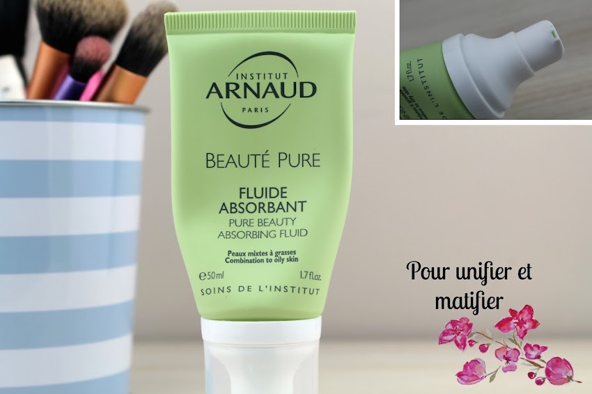 Institut Arnaud | Ma nouvelle routine visage pour peaux mixtes à grasses ! (Concours) fluide absorbant beauté pure