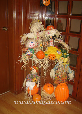 decoración casera de halloween