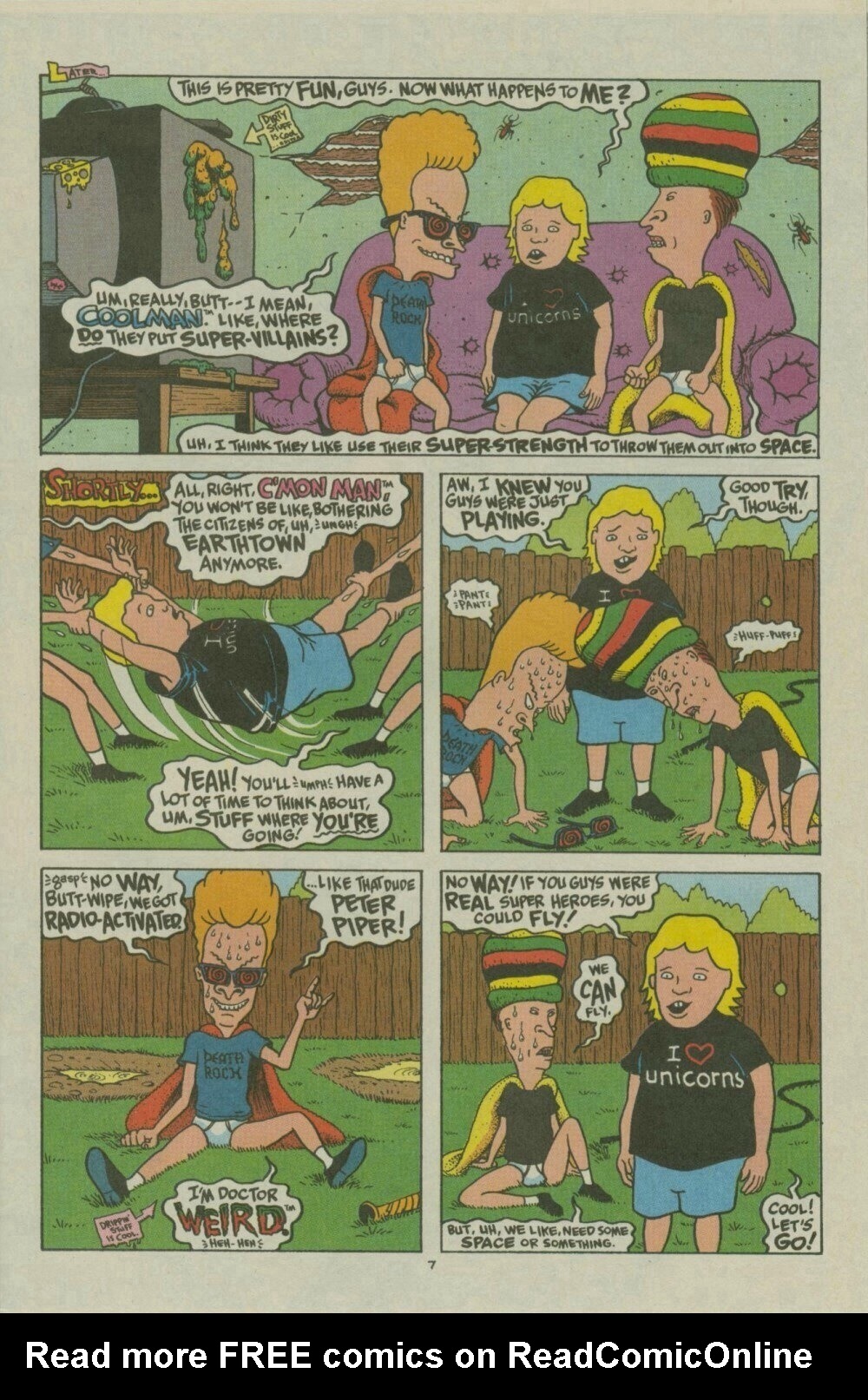 Read online Beavis and Butt-Head comic -  Issue #8 - 9