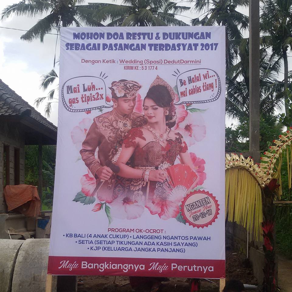 Kocak! Penunjuk Jalan Menuju Lokasi Resepsi Yang Bikin Heboh Kocak! Penunjuk Jalan Menuju Lokasi Resepsi Yang Bikin Heboh