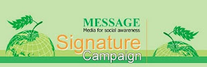 Signature Campaign ,say no to polythene bag